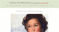 Desktop Screenshot of carolynhancock.com